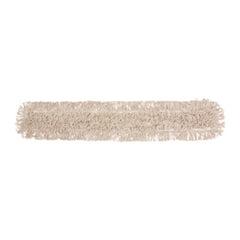 Boardwalk® Industrial Dust Mop Head, Dust, Cotton, 48 x 3, White