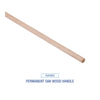 Boardwalk® Cotton Deck Mop, #16 White Cotton Head, 50" Wood Handle, 12/Carton Wet Mops - Office Ready