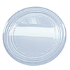Fabri-Kal® Recycleware® Round Deli Container Lids, Flat Plug Fit, Clear, Plastic, 500/Carton Takeout Food Containers - Office Ready