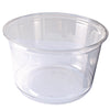 Fabri-Kal® Recycleware® Round Deli Container, 16 oz, 4.6" Diameter x 3" h, Clear, Plastic, 500/Carton Takeout Food Containers - Office Ready