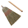 Boardwalk® Corn/Fiber Brooms, Corn/Yucca Bristles, 53.5" Overall Length, Natural, 6/Carton Traditional Corn/Synthetic Brooms - Office Ready