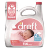 Dreft® Ultra Laundry Detergent, Baby Powder Scent, 150 oz Bottle, 4/Carton Laundry Detergents - Office Ready