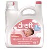 Dreft® Ultra Laundry Detergent, Baby Powder Scent, 150 oz Bottle, 4/Carton Laundry Detergents - Office Ready