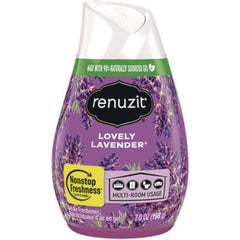 Renuzit® Adjustables Air Freshener, Lovely Lavender, 7 oz Cone, 12/Carton