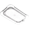 Carlisle StorPlus Polycarbonate Flat Universal Lid, 4.31 x 6.88 x 0.44, Clear, Plastic Storage Food Containers - Office Ready