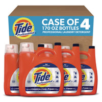 Tide® Professional™ Commercial Liquid Laundry Detergent, 170 oz Pour Bottle, 4/Carton Laundry Detergents - Office Ready