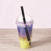 Karat® Boba Straws, 9", Black, 1,600/Carton Wrapped Straws - Office Ready