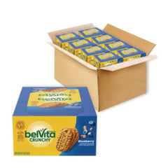 Nabisco® belVita Breakfast Biscuits, 1.76 oz Pack, Blueberry, 8 Packs/Box, 8 Boxes/Carton