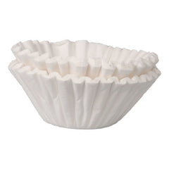 BUNN® Commercial Coffee Filters, 10 gal Urn Style, Flat Bottom, 25/Cluster, 10 Clusters/Carton