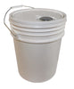 Impact® Utility Bucket, 5 gal, Polyethylene, White, 11.25" dia Utility Pails - Office Ready