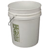 Impact® Utility Bucket, 5 gal, Polyethylene, White, 11.25" dia Utility Pails - Office Ready