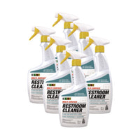 CLR PRO® Restroom Cleaner, 32 oz Pump Spray, 6/Carton Tub/Tile/Shower/Grout Cleaners - Office Ready