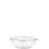 Dart® SafeSeal Tamper-Resistant, Tamper-Evident Bowls, Tamper-Evident Bowls with Flat Lid, 8 oz, 5.5" Diameter x 1.7" h, Clear, Plastic, 240/Carton Storage Food Containers - Office Ready
