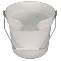 Impact® Deluxe Heavy-Duty Bucket, 10 qt, Polypropylene, Gray, 10.63