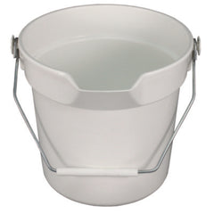 Impact® Deluxe Heavy-Duty Bucket, 10 qt, Polypropylene, Gray, 10.63" dia