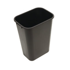 Impact® Soft-Sided Wastebasket, 41 qt, Polyethylene, Black