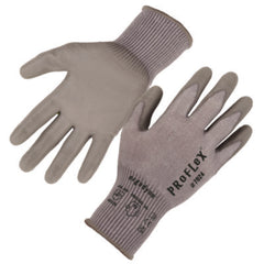 ergodyne® ProFlex 7024 ANSI A2 PU Coated CR Gloves, Gray, X-Small, Pair