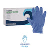 Boardwalk® Disposable General-Purpose Nitrile Gloves, Large, Blue, 4 mil, 100/Box Disposable Work Gloves, Nitrile - Office Ready