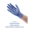 Boardwalk® Disposable General-Purpose Nitrile Gloves, Large, Blue, 4 mil, 100/Box Disposable Work Gloves, Nitrile - Office Ready