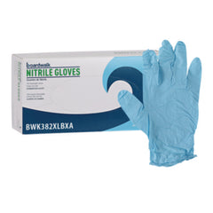 Boardwalk® Disposable Examination Nitrile Gloves, X-Large, Blue, 5 mil, 100/Box