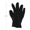 Boardwalk® Disposable General-Purpose Nitrile Gloves, Large, Black, 4.4 mil, 100/Box Disposable Work Gloves, Nitrile - Office Ready