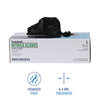 Boardwalk® Disposable General-Purpose Nitrile Gloves, Large, Black, 4.4 mil, 100/Box Disposable Work Gloves, Nitrile - Office Ready