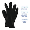 Boardwalk® Disposable General-Purpose Nitrile Gloves, X-Large, Black, 4.4 mil, 100/Box Disposable Work Gloves, Nitrile - Office Ready