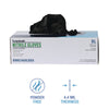 Boardwalk® Disposable General-Purpose Nitrile Gloves, X-Large, Black, 4.4 mil, 100/Box, 10 Boxes/Carton Disposable Work Gloves, Nitrile - Office Ready