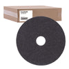 Boardwalk® Stripping Floor Pads, 12" Diameter, Black, 5/Carton Scrub/Strip Floor Pads - Office Ready