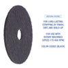 Boardwalk® Stripping Floor Pads, 12" Diameter, Black, 5/Carton Scrub/Strip Floor Pads - Office Ready