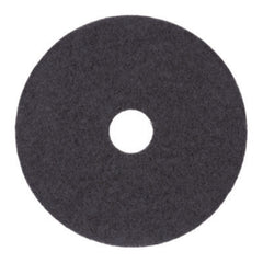 Boardwalk® Stripping Floor Pads, 12" Diameter, Black, 5/Carton