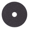 Boardwalk® Stripping Floor Pads, 12" Diameter, Black, 5/Carton Scrub/Strip Floor Pads - Office Ready