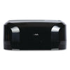 Boardwalk® Standard Twin Toilet Tissue Dispenser, 13 x 6.75 x 8.75, Black Standard Roll, Twin Toilet Paper Dispensers - Office Ready