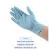 Boardwalk® Disposable Examination Nitrile Gloves, Large, Blue, 5 mil, 100/Box Exam Gloves, Nitrile - Office Ready