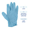 Boardwalk® Disposable Examination Nitrile Gloves, Large, Blue, 5 mil, 100/Box Exam Gloves, Nitrile - Office Ready