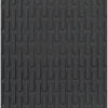 Crown Crown-Tred™ Indoor/Outdoor Scraper Mat, Rubber, 43.75 x 66.75, Black Wiper Mats - Office Ready