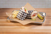 Paterson Grease-Resistant Food Wrap, 12" x 12", Black Check, 5,000/Carton Paper Wrap - Office Ready