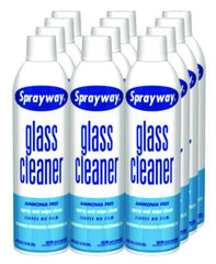 Sprayway® Glass Cleaner, 19 oz Aerosol Spray, 12/Carton