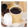 Karat® Ripple Hot Cups, 12 oz, Paper, Kraft/White, 500/Carton Hot Drink Cups - Office Ready