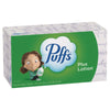 Puffs® Plus Lotion™ Facial Tissue, 2-Ply, White, 124 Sheets/Box, 24 Boxes/Carton Facial Tissues - Office Ready