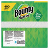 Bounty® Quilted Napkins®, 2-Ply, 12.1 x 12, White, 400/Pack, 4 Packs/Carton Luncheon Napkins - Office Ready