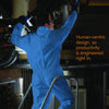 KleenGuard™ A20 Breathable Particle Protection Coveralls, Zip Front, Hood, Elastic Back, Wrists, Ankles, 2X-Large, Blue, 24/Carton Coveralls - Office Ready