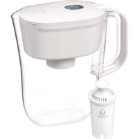 Brita® Classic Water Filter Pitcher, 40 oz, 5 Cups, Clear, 2/Carton Water Filtration System Decanters/Pitchers - Office Ready