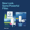 Brita® Water Faucet Mount Filtration System, Filter Change Reminder, White, 4/Carton Faucet/Tap Water Filters - Office Ready