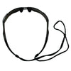 KleenGuard™ Nemesis* Safety Glasses, Gunmetal Nylon Frame, Blue Polycarbonate Lens Wraparound Safety Glasses - Office Ready