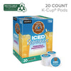 The Original Donut Shop® ICED Refreshers K-Cup® Pods, Passion Fruit, 20/Box Coffee K-Cups - Office Ready