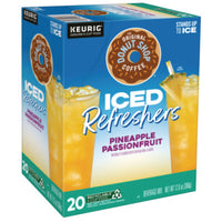 The Original Donut Shop® ICED Refreshers K-Cup® Pods, Passion Fruit, 20/Box Coffee K-Cups - Office Ready