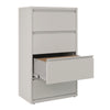 Alera® Lateral File, 4 Legal/Letter-Size File Drawers, Light Gray, 30" x 18.62" x 52.5" Lateral File Cabinets - Office Ready