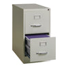 Alera® Two-Drawer Economy Vertical File, 2 Letter-Size File Drawers, Light Gray, 15" x 25" x 28.38" Vertical File Cabinets - Office Ready