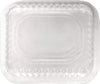 HFA® Plastic Dome Lids, Fits 1 lb Oblong Pan, Clear, 1,000/Carton Takeout Food Containers - Office Ready